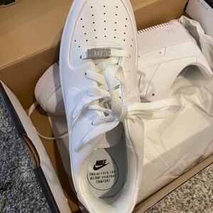 Nike Air Force 1 Sage Low Platform Women's White Sneakers